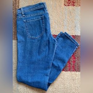 Womens juniors denim skinny blue jeans size 28